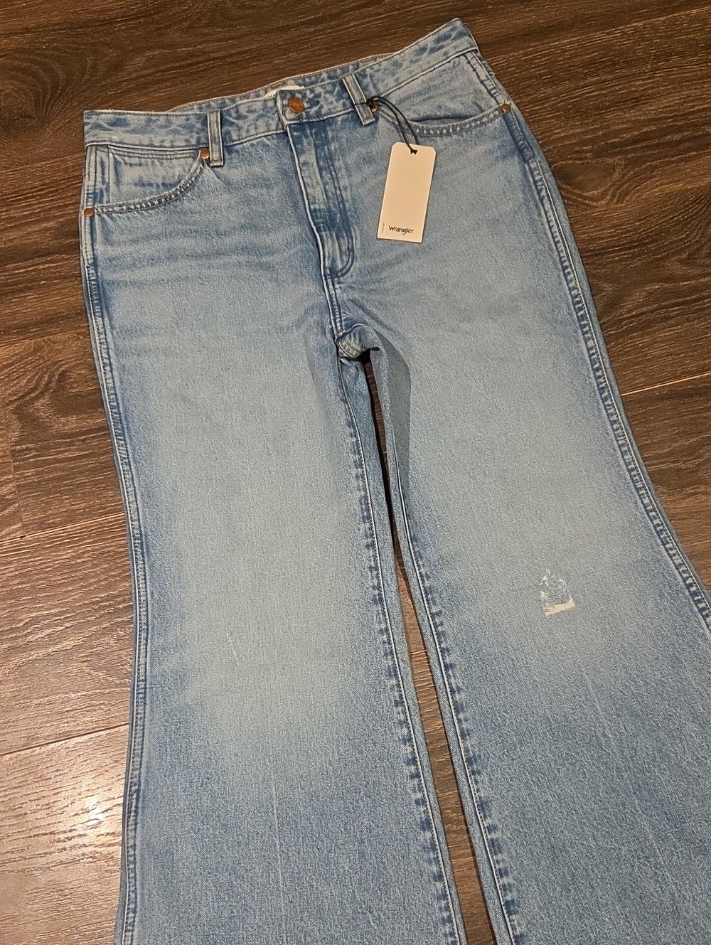 ❤ NWT! WRANGLER WANDERER HIGH RISE FLARE JEANS, 10 (30) - Picture 3 of 9